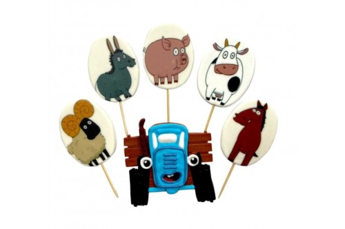 Traktor a zvieratká